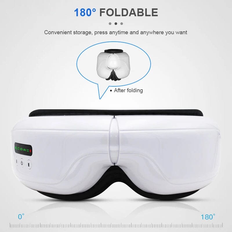 Rechargeable Eye Massager: Latest 4S Standard Blue Intelligent Voice 3D/4D