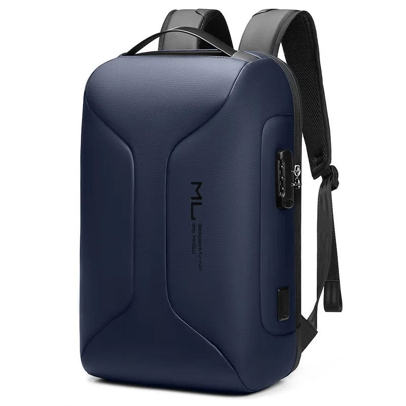 Modern Style, Maximum Security: The Ultimate Men's Backpack for Connectivity and Protection