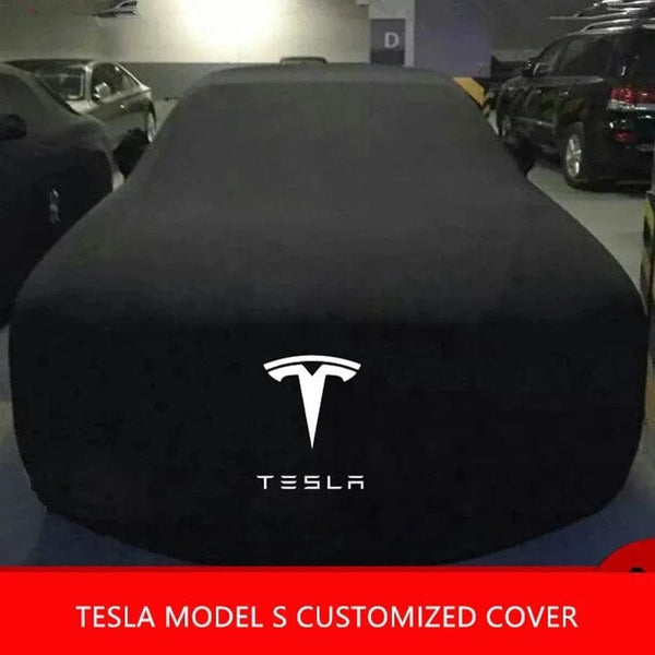 Luxury Satin Spandex Car Covers: Waterproof Protection for Tesla Model 3/X/S/Y