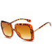 Trendy Designer Oversized Sunglasses: Luxury Fashion with Big Frame Square Shades for Men