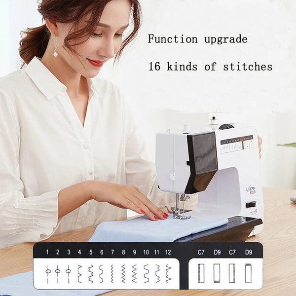 Sew Anywhere, Anytime: Explore the Convenience of our Desktop Mini Electric Sewing Machine