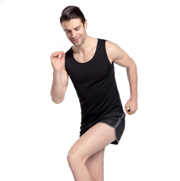 Define Your Form: High-Quality Men's Slimmer Saunasuits Shapewear Compression Top