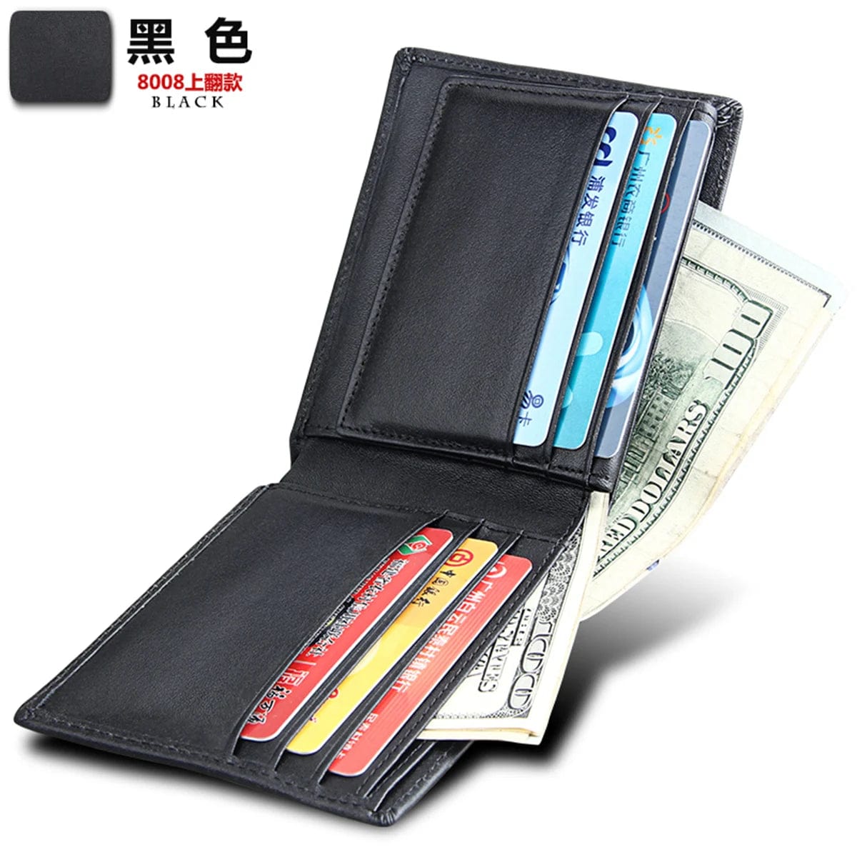 Modern Functionality: Slim Coin Purse ID Credit Card Holder - RFID Thin Wallet for Men