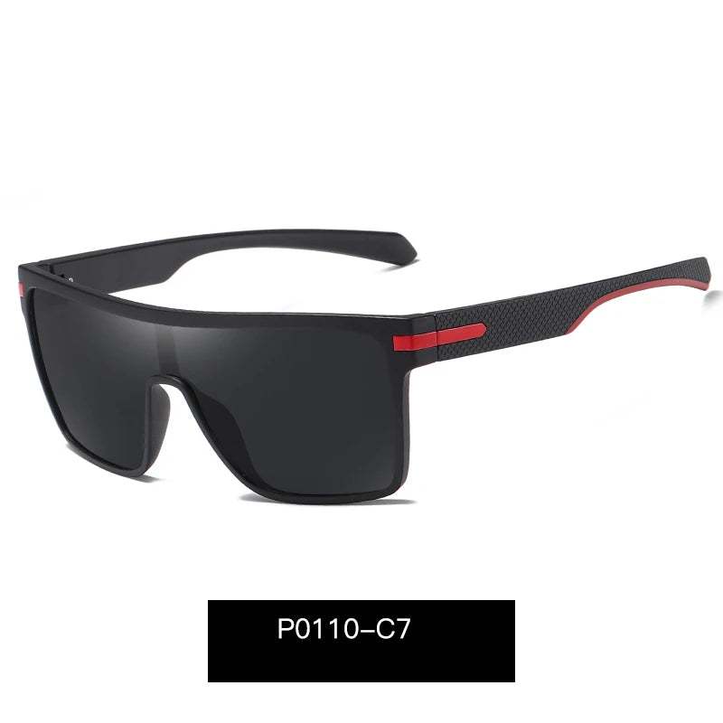 Large Frame Sport Sunglasses for Men: Trendy Polarized Shades - Lentes de sol