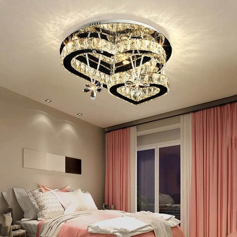 Elevate Your Space with Elegance: K9 Crystal Chandelier for Modern Living Room Lighting