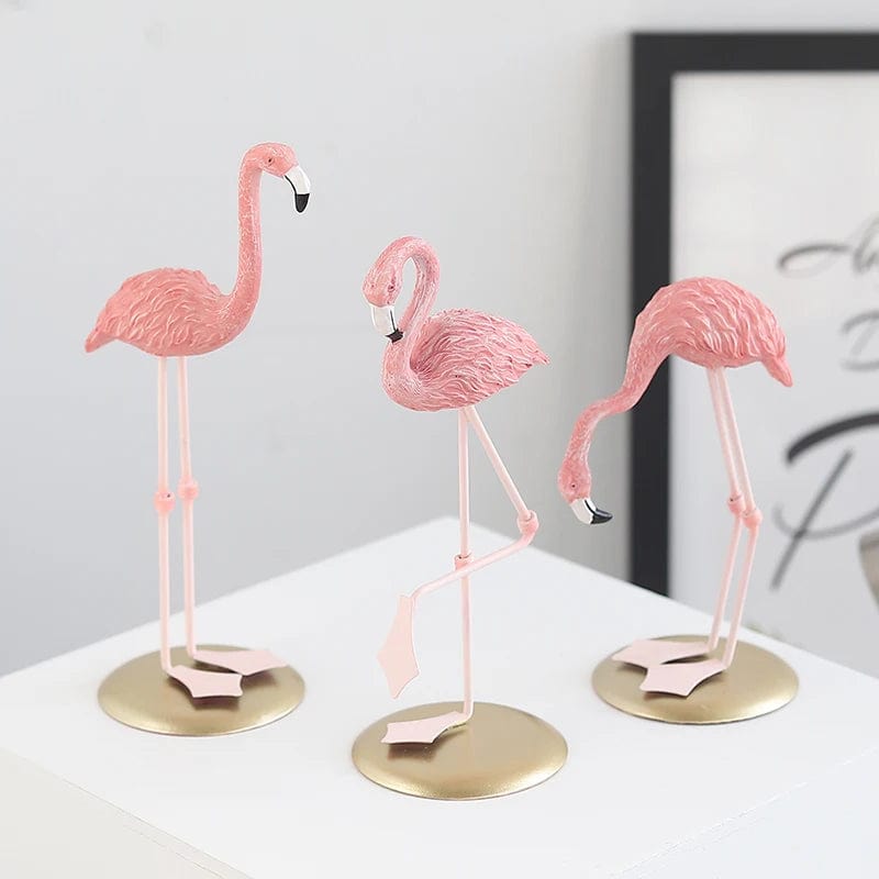 Nordic Flair: Elevate Your Space with Ins Style Resin Flamingo Decor for Family Bliss