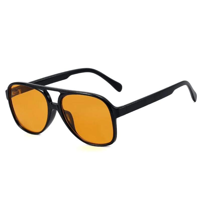 High Quality Fashion Pilot Sunglasses - Big Frame Square Driving Sun Shades Glasses