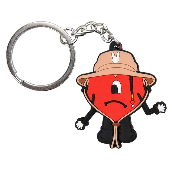 Promote with Style: 3D Soft PVC Rubber Keychains - Featuring Bad Bunny