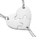 Forever Linked Hearts: Personalize Your Bond with Our Stainless Steel Puzzle Necklace