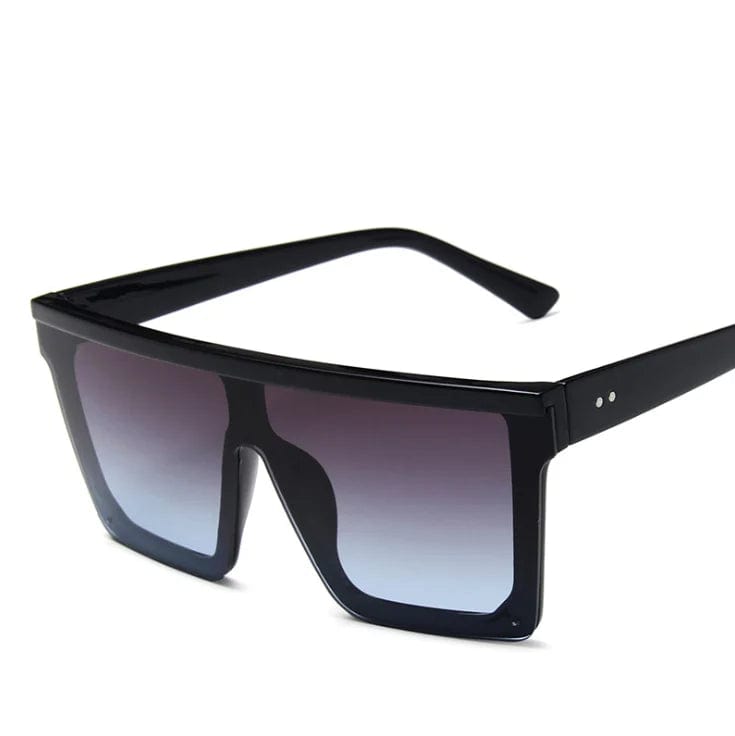 Luxury Designer Retro Classic Oversized Square Sunglasses with Big One-Piece Lenses: Shades for Men and Women