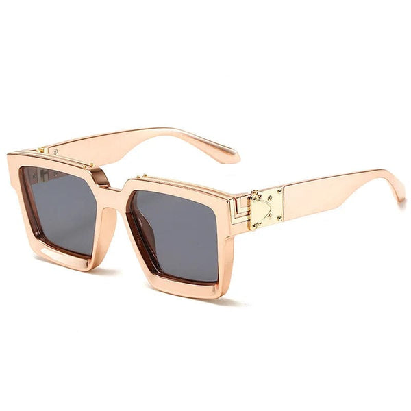 High-Quality Luxury Oversized Square Sunglasses for Women: Trendy Millionaire Designer Brands also for Men