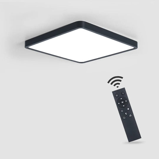 Modern Elegance: 36W Smart LED Ceiling Lamp for Bedroom and Living Room - 2.4G Remote Dimmability