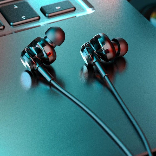 HD Microphone Perfection: Experience Precision with Lenovo QF310 Stereo Earbuds