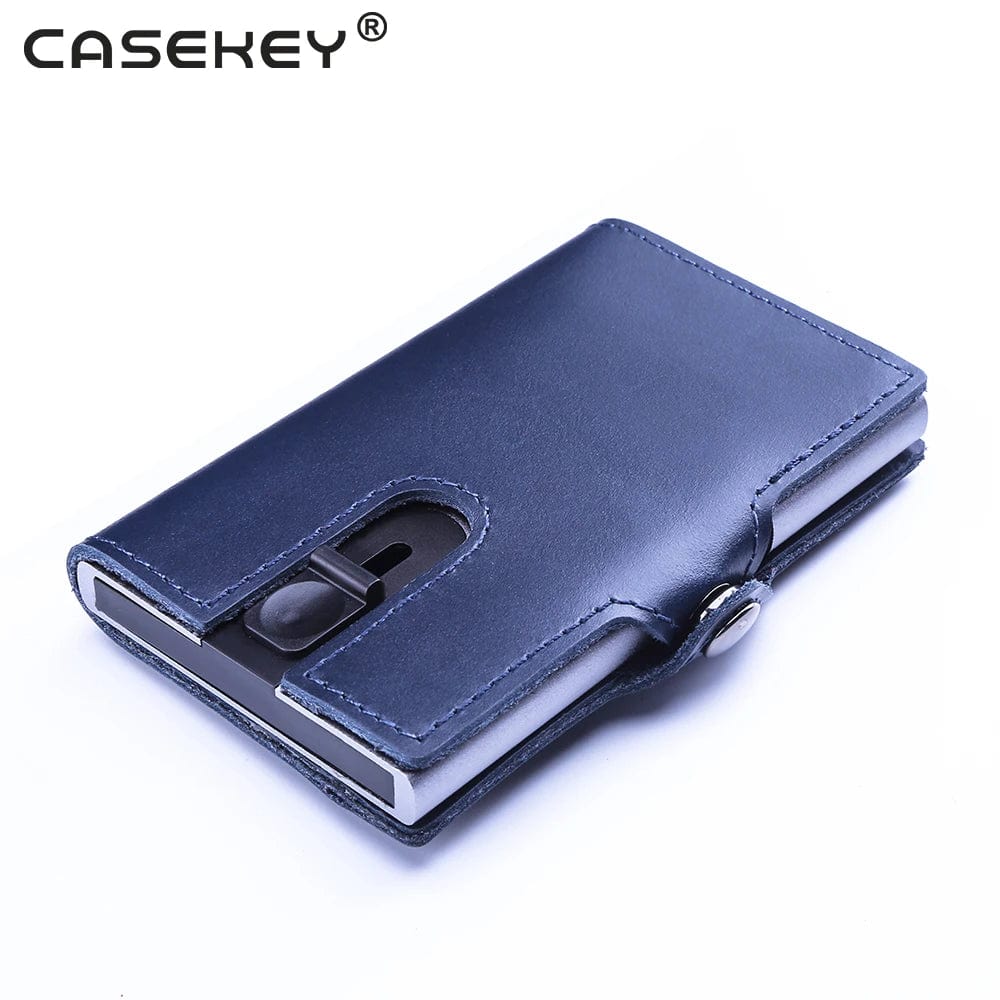 Smart and Stylish Organization: CaseKey Handmade Leather Wallet for Keys and Cards