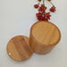 Sustainable Elegance: Best Gadgets Natural Wooden Round Spices Storage Container with Magnet Swivel Lid