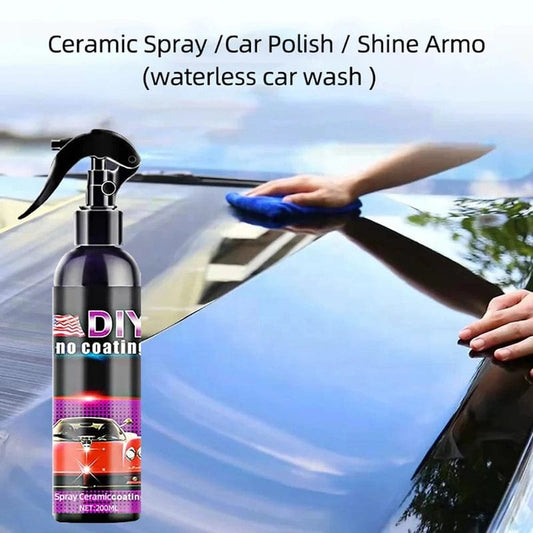 Protect and Shine: 9H Ceramic Coating Liquid for Cars, Clear Coat Hydrophobic Formula