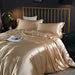 Manufacturer 19Momme Silk Bed Sheet Fitted Sheet Duvet Cover 4Pcs Bedding Set