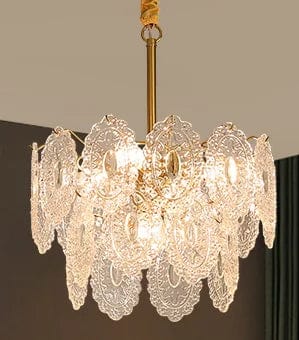 Opulent Illumination: Crystal Lamp - Ceiling-Hanging Chandelier for Luxurious Bedroom Decoration