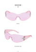 Luxury Rimless Sunglasses: Retro Cutting Lens, Gradient Shades for Men and Women