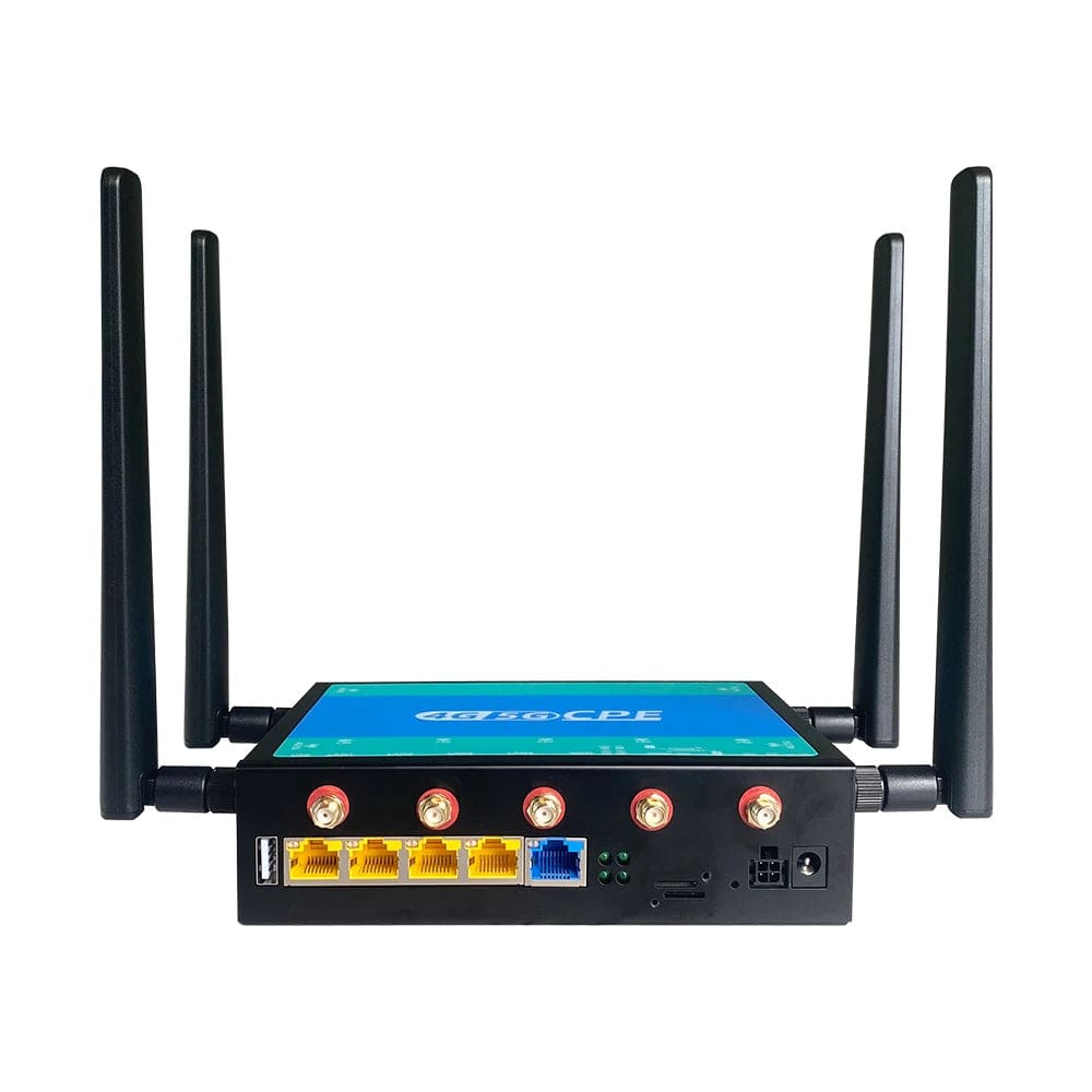 Industrial 5G CPE Router: Cellular Hotspot, 802.11AX WiFi 6, Dual SIM Card 5G Modem