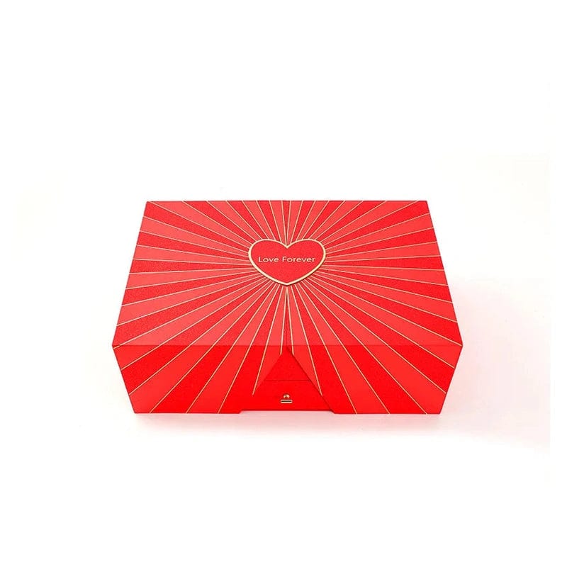 Exquisite Red Rose Wedding Gift Box: Elevate Your Celebrations with Elegance.