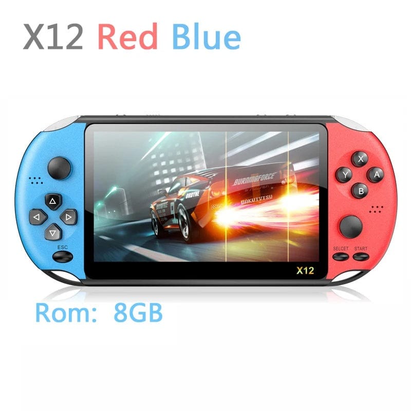 Revive the Classics: Colorful Screen Retro Game Human Race 128Bit Handheld Host Machine - x12 Play Game Console