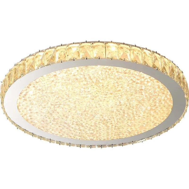 Luxury Redefined: Modern Nordic Crystal Ceiling Light - K9 Crystal LED Lamp for Hotel Lobby Grandeur