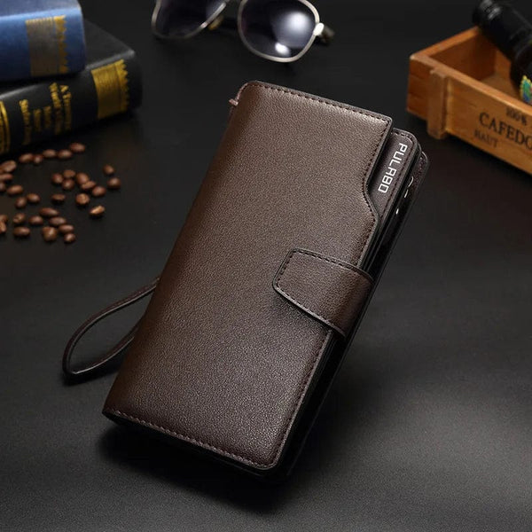 Unisex Elegance: Fashionable Wallets - Premium Leather Long Wallets for Men and Women