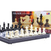 High-Quality Fold Magnetic Plastic Chess Set with Medium-Sized Board