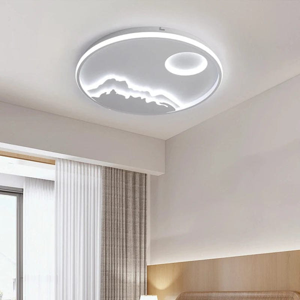 Warm Elegance: Nordic Bedroom LED Ceiling Lamp - Creative Lighting for Master Bedroom, Study, and Entryway - Simple Modern Design for a Cozy Living Room