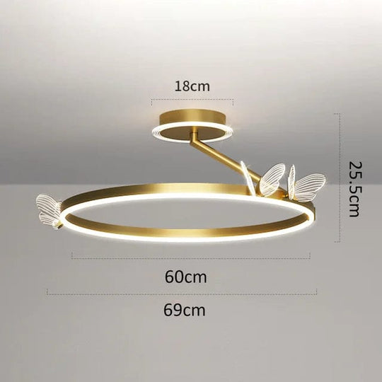 Elegant Illumination: Acrylic and Gold Modern LED Chandelier - Decorative Ceiling Pendant Lights for a Stylish Home