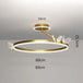 Elegant Illumination: Acrylic and Gold Modern LED Chandelier - Decorative Ceiling Pendant Lights for a Stylish Home