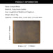 Mens Wallets Slim Genuine Cow Leather Mini Fashionable Card Holder Purse for Women