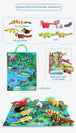 Interactive Exploration: Dive into Education and Fun with Washable Rainforest Playing Mat Set