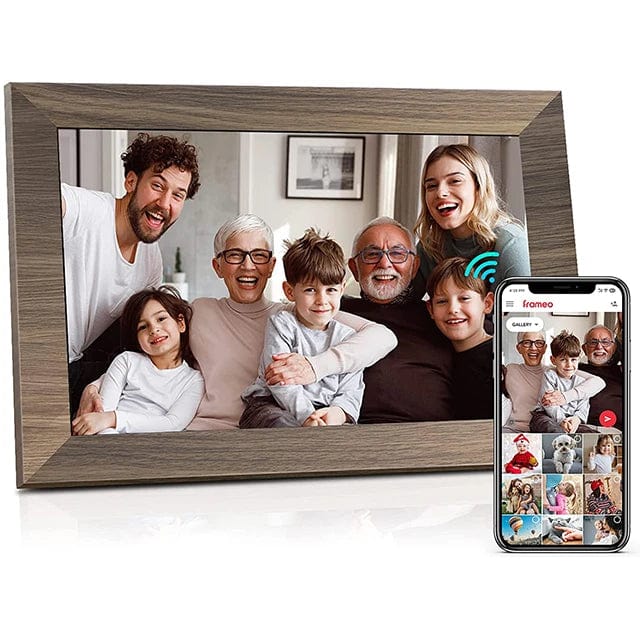 Touch of Memories: WiFi-Enabled Picture Frame with Frameo App - Your Digital Canvas for Photos and Videos.
