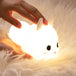 Touch of Magic: Silicone Night Light for Kids with Cute Rabbit Design