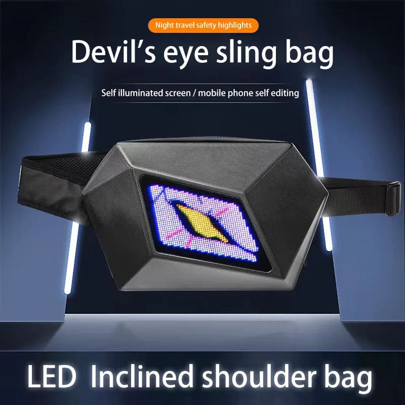 Edgy and Waterproof: Devils Eye Backpack for Riders - Crelander Black Knight Fashion Revolution