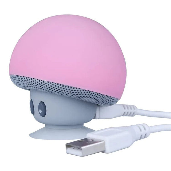 Cute and Portable: Mushroom V4.0 BT Bass 3D Stereo Subwoofer Speaker | Foste M24