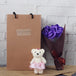 Romantic Gesture: Express Your Love with a Preserved Roses Bear for Valentine's Day