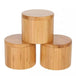 Sustainable Elegance: Best Gadgets Natural Wooden Round Spices Storage Container with Magnet Swivel Lid