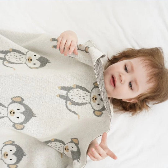 Meticulously Designed Sublimation Quilt Cotton Blanket for Your Little One