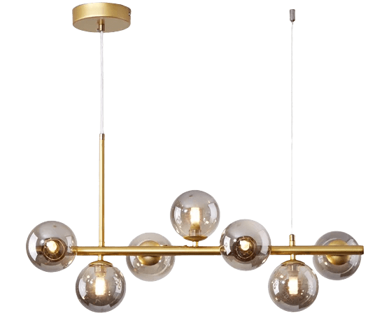 Stylish Illumination: Hanging Pendant Lamp - LED Chandelier for Kitchen, Living Room, and Dining Hall