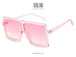 Luxury Fashion: Trendy Designer Oversized Square Sunglasses with Big Frames for Ladies