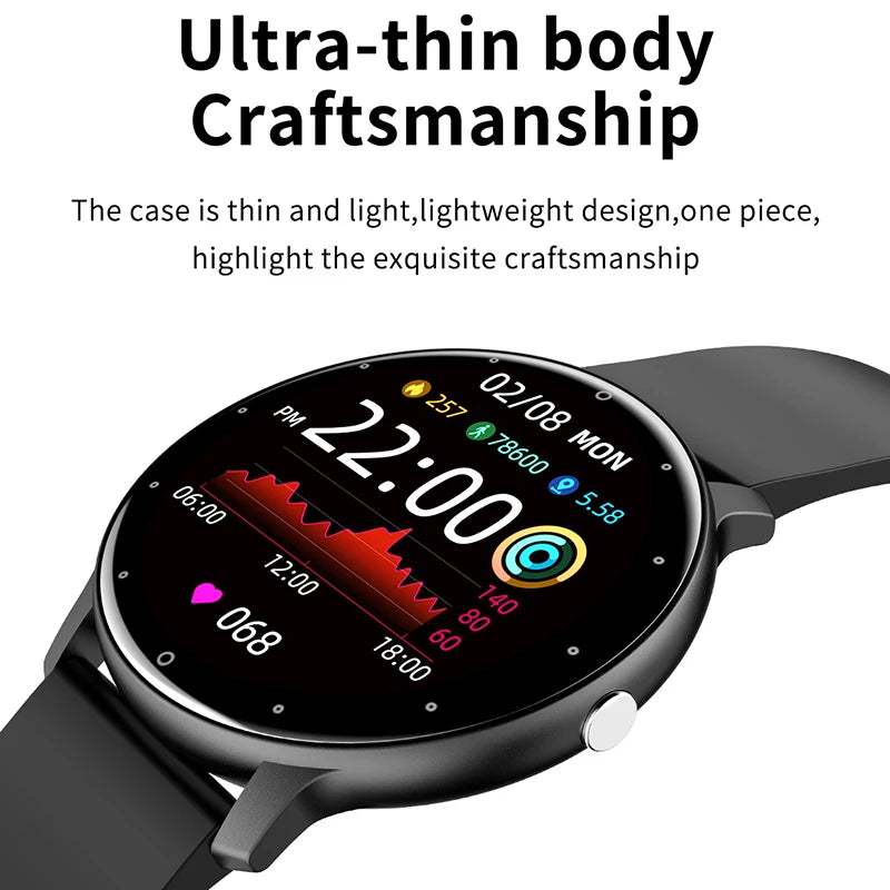 Fitness Meets Fashion: Heart Rate Monitor and Digital Sport Features in a Waterproof Smartwatch