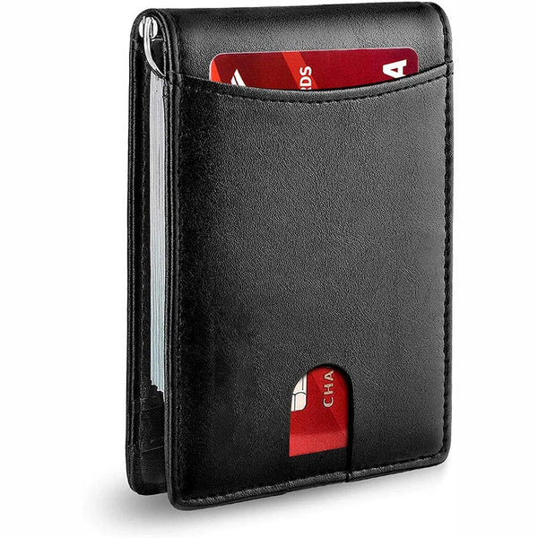 Style Redefined: Men's Slim Bifold Wallet - A Minimalist Essential with Maximum Impact