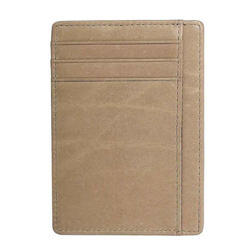 Modern Minimalism: RFID Front Pocket Wallet - Genuine Leather for the Modern Man