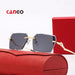 Hot Selling Luxury Rimless Sunglasses: Trendy Shades for Women and Men