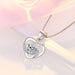 Sterling Silver Heart Pendant Necklace: Crazy Love Mother's Gift