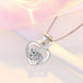 Sterling Silver Heart Pendant Necklace: Crazy Love Mother's Gift