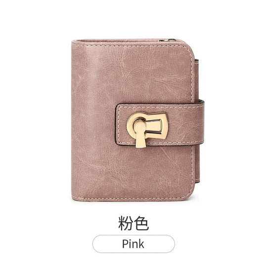 Secure Style Companion: Fashionable Vintage Wallet for Women with RFID Blocking and Coins Organizer